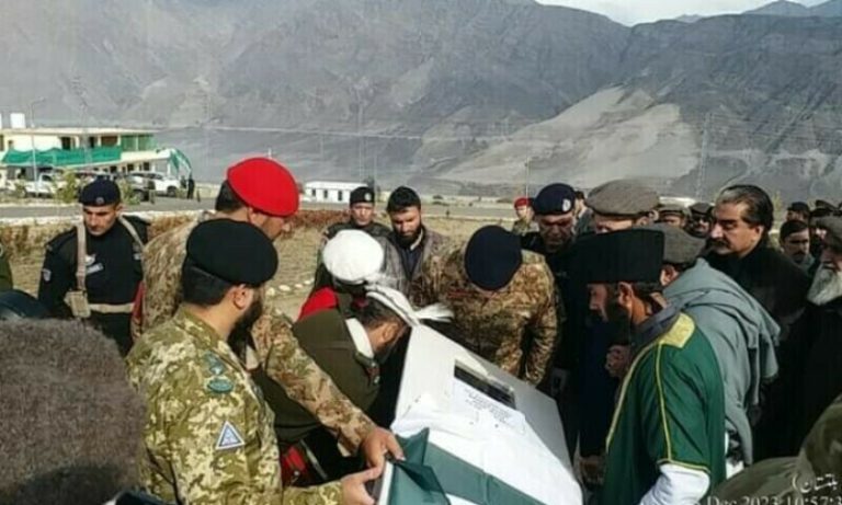 سانحہ ہڈور شہدا کی نماز جنازہ ادا،وزیر اعلی جی بی حاجی گلبر خان کی شرکت