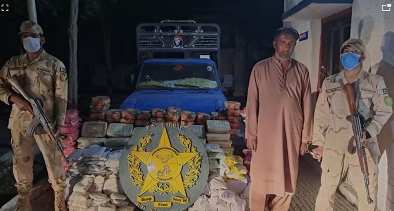 اینٹی نارکوٹکس فورس کی کارروائی،بلوچستان میں منشیات اسمگلنگ کی کوشش ناکام