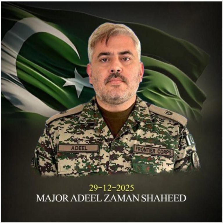 خار باجوڈ میں آپریشن ، 5 خارجی ہلاک،فائرنگ کے تبادلے میں میجر شہید