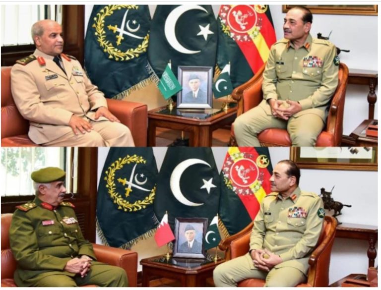 پاکستان، سعودی عرب اور بحرین کے ساتھ دفاعی تعاون کے فروغ پر متفق