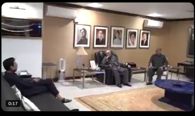صدرِآصف علی زرداری سےوزیر داخلہ محسن نقوی اور اڈاکٹر خالد مقبول صدیقی کی ملاقات