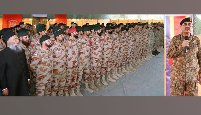 عیدالاضحیٰ:فیلڈ مارشل کا ژوب میں اگلےمورچوں کادورہ،جوانوں کےساتھ عیدمنائی